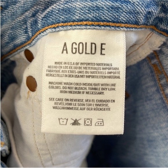 Agolde Women's Light Blue Distressed Jeans - Picture 9 of 12